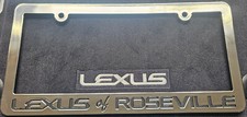 Plastic Chrome License Plate Frame For Lexus - Lexus Of Roseville