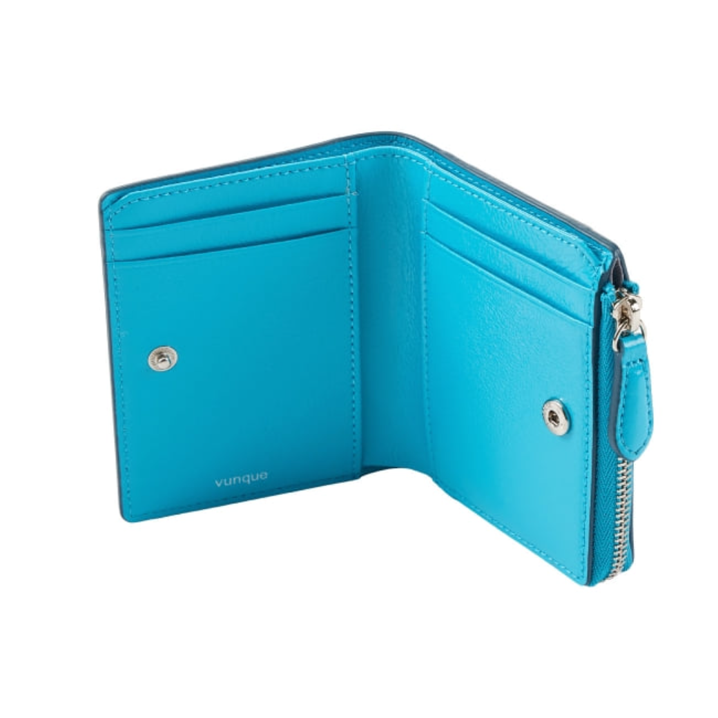 VUNQUE Perfec Flip Half Wallet CYAN BLUE | eBay