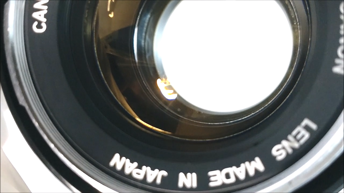 Top Mint] CANON FD 55mm F1.2 Chrome Nose “O” Lens MF Standard from