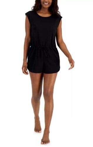 Jenni Damen ärmellos Lounge Strampler klassisch schwarz klein SW230425 - Bild 1 von 1