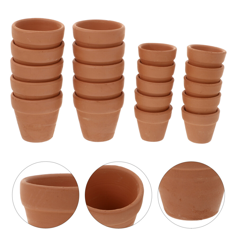 20pcs Small Succulent Pot Succulent Vase Ceramic Succulent Pots Succulent Holder