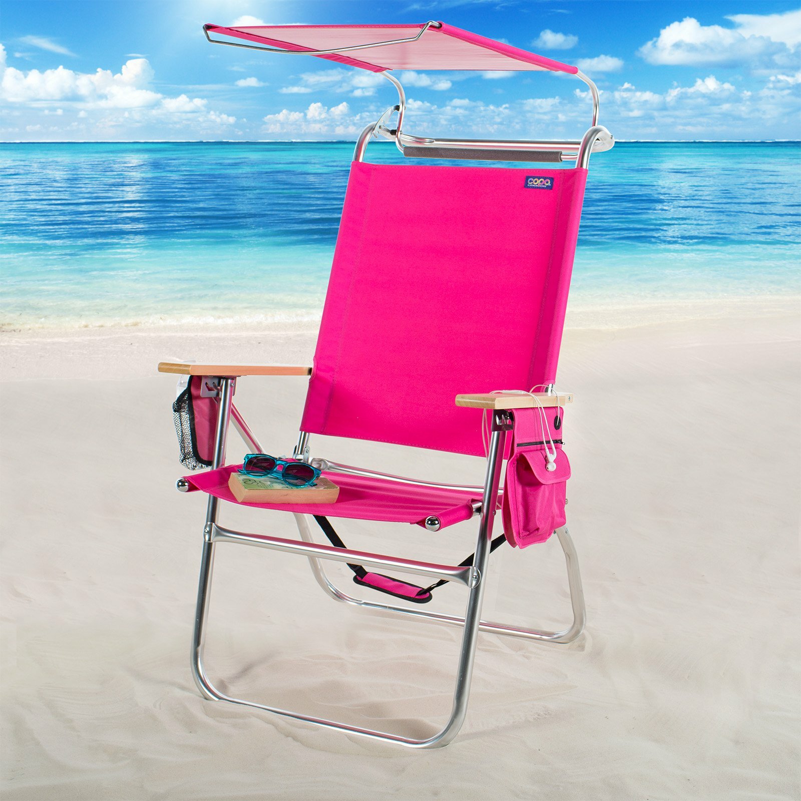 copa beach chair with canopy