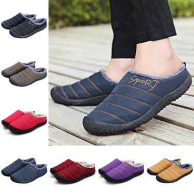 IOPQO Slippers For Women Indoor House Slippers Bedroom Winter Soft Slippers Indoors Anti Slip Plush Home Women S Slipper Fuzzy Slippers Blue - View #4