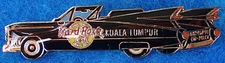 KUALA LUMPUR PROTOTYPE CONVERTIBLE BLK CADILLAC ELDORADO CAR Hard Rock Cafe PIN