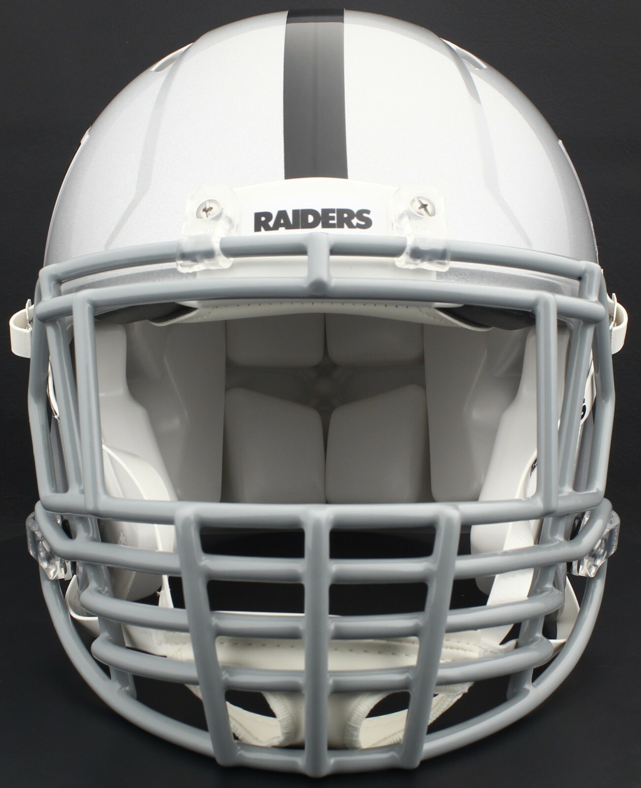 LAS VEGAS RAIDERS NFL Riddell SPEED Football Helmet w/ BIG GRILL S2EG ...