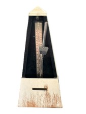 Antique Seth Thomas Wood Metronome Wind Up Musical Timer