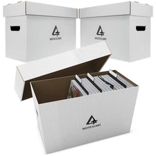 Short Comic Box for 150-175 Comics | Durable Corrugated Cardboard Storage Boxes