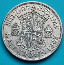 1945 George VI Silver Halfcrown Coin #4983