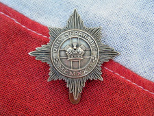 4th / 7th ROYAL DRAGOON GUARDS REGIMENT CAP BADGE - BRASS SLIDER - BP & Co BHAM