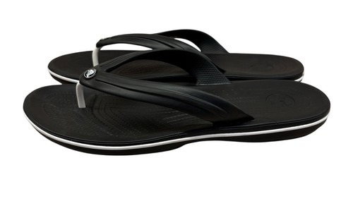 Crocs Herren Flip Flop Sandale Größe 13 schwarz wasserfreundlich leicht & bequem