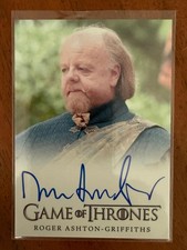 Roger Ashton-Griffiths &middot; Game of Thrones &middot; Mace Tyrell &middot; Sammelkarte &middot; Autogramm