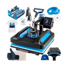 Pro Heat Press 15x15 Inch, 8 in 1 Heat Press Machine with 30 OZ Tumbler Press...