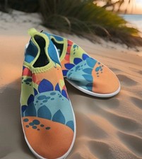 Speedo Swim Shoes Small 5-6 Kids Tide Pool Turquoise NWT