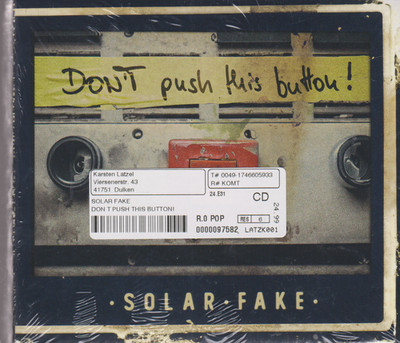 SOLAR FAKE 2 cd set DON´T PUSH THIS BUTTON ( NEU & IN FOLIE ) DIGIPACK