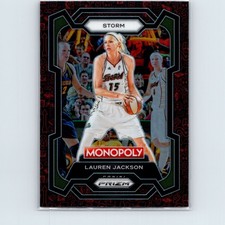 2024 Panini Prizm Monopoly WNBA Lauren Jackson #12 Classic Red Icons Storm