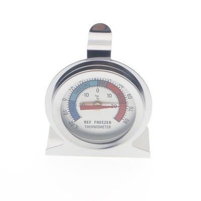 Edelstahl Thermometer für Kühlschränke und Kühlgeräte 62 mm