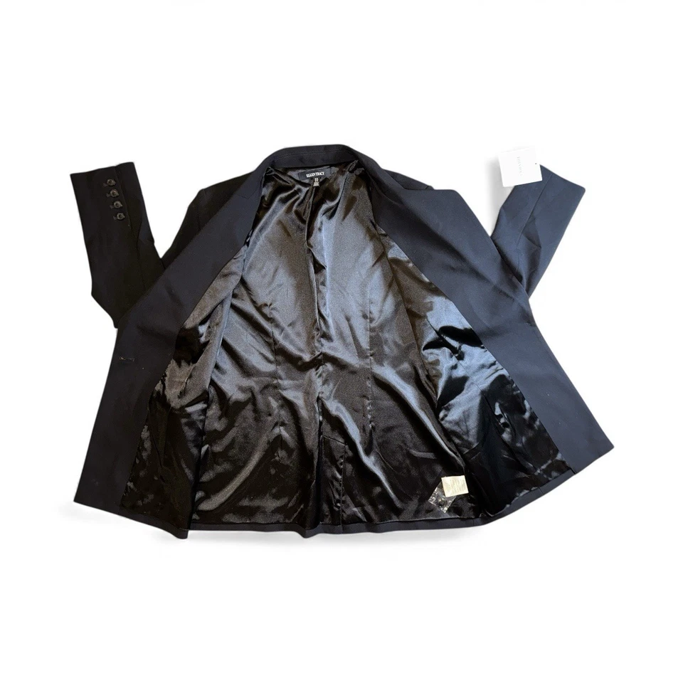 🔥 Ellen Tracy Women’s Black Blazer Dressy Sport’s Coat Size 14 🔥 - Image 3 of 4