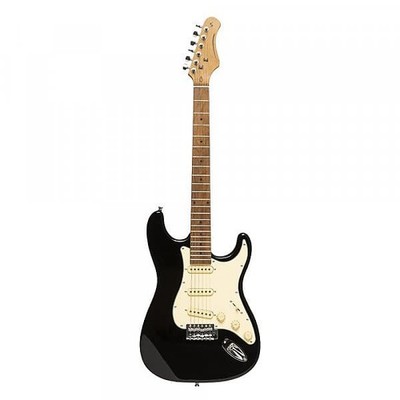 Stagg Electric Guitar 55 w/ Solid Paulownia Body Ses-55 Blk