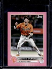 2022 Topps Mini Mauricio Dubon Pink #/25 Giants
