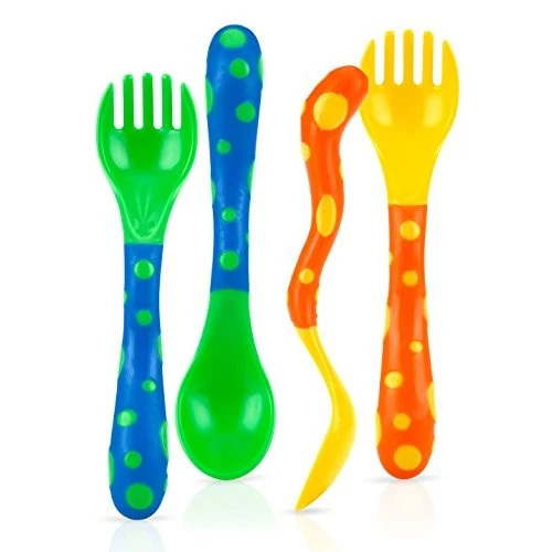 Nuby Spoons and Forks , Colors May Vary, 4 Count - Image 4 of 4