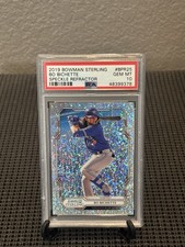 Bo Bichette PSA 10 Rookie Card /99 Sterling Speckle Refractor