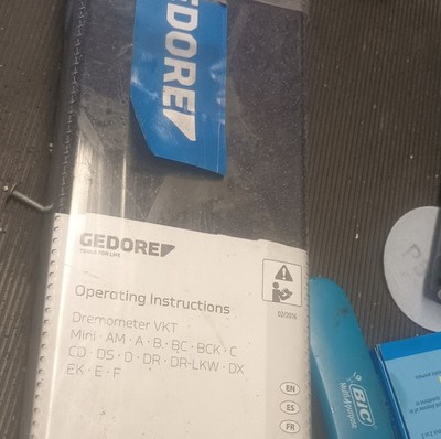 GEDORE Dremometer VKT Torque Wrench Dremometer Precision Tool. typD 155-760N M. 