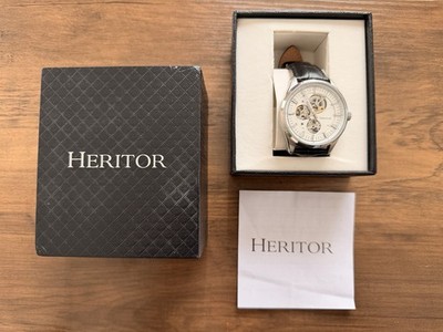 Heritor Automatic Stanley Semi-Skeleton Men's Watch- New In Box
