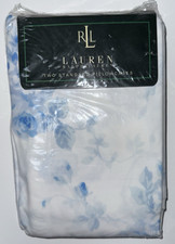 2 Ralph Lauren FAYE FLORAL BLUE Standard Size Pillowcases HTF  NIP Sealed RARE