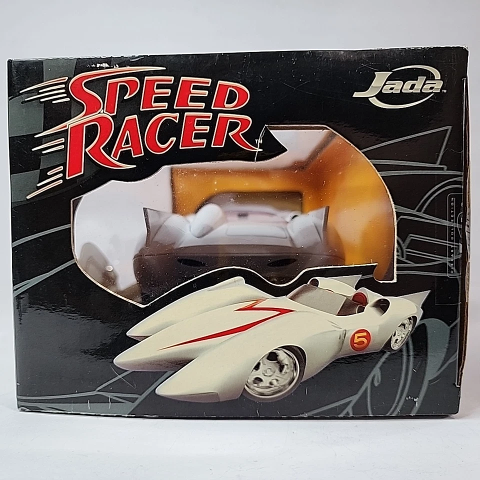 2008 Jada Style Speed Racer MISB 1:18 Scale Mach 5 Diecast Metal Racecar - Image 3 of 4