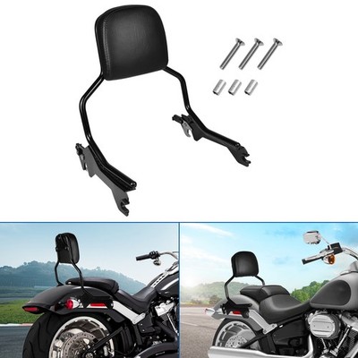 Rear Upright Sissy Bar Backrest for Harley Fat Boy FLFB Breakout FXBR 2018-2025