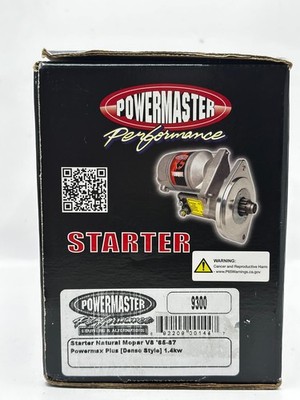 Powermaster PowerMax Plus Starters 9300  READ DESCRIPTION PLEASE 