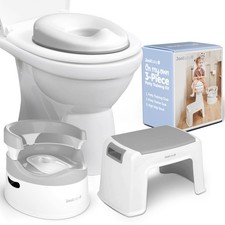 Jool Baby 3-Piece Potty Training Kit - Includes Toddler Potty Chair, Potty Seat