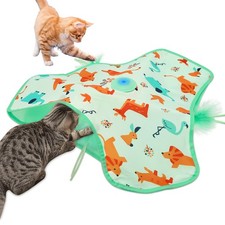 Interactive Cat Toy, Automatic Kitten Cat Toys for Indoor Bored Adult Cats, R...