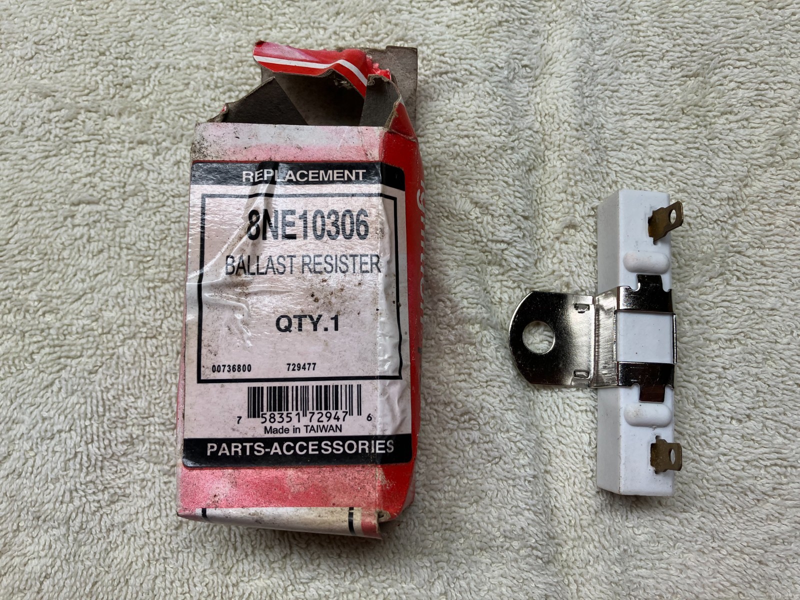 Ford Tractor Ballast Resister 8NE10306, Fits Ford Tractor 9N 2N 8N