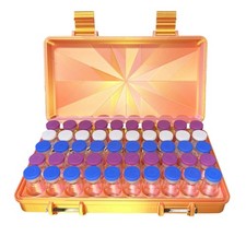 50ct Peptide/insulin Storage Box - Pink/Gold