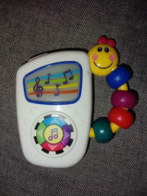 Baby Einstein Musical Caterpillar  Beaded Handle Rare fisher price 