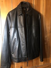 Vintage Tommy Hilfiger Leather Jacket Mens Size Small