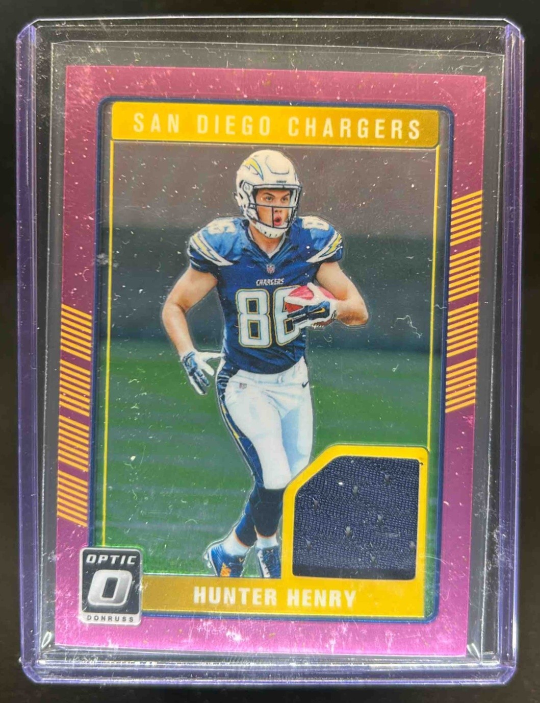 Hunter Henry Panini Donruss Optic Donruss Rookie Threads #HH Bronze