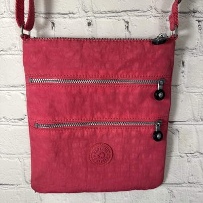 Kipling Alvar Crossbody Barbie Pink Bag Travel Monkey Triple  Zip pocketsAC7905