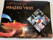 Heated Lightweight Quilted Vest Size XLarge NEW GENOVEGA