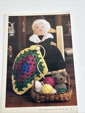 Crochet Granny Doll Crochet Pattern Pages From Magazine