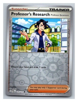 Professor's Research [Professor Sycamore] Common SV: Prismatic Evolutions 125/13