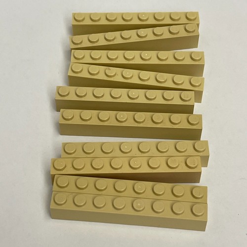 Lego 3008 Beige Replacement Parts Pieces Lot of 10 - Picture 1 of 2