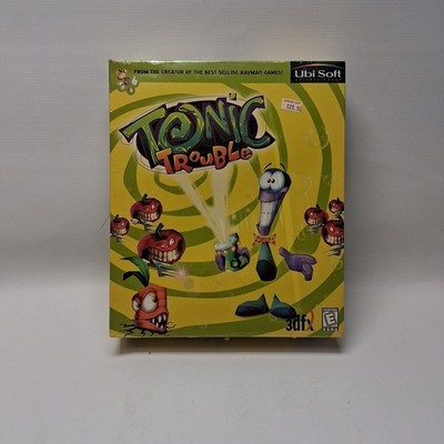 Tonic Trouble Ubisoft-PC Game Big Box CDRom Windows 95 Sealed Vintage.....R2S3B5