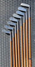 Hickory Matched 8er Set Spalding rostfreie Eisen - restauriert zum Spielen