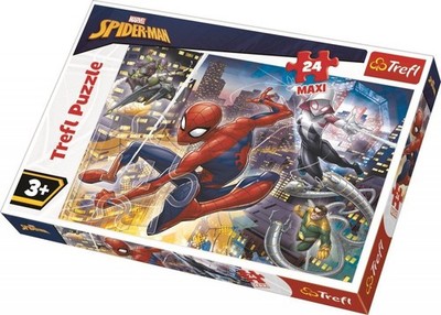 Trefl Spider-Man 24 Maxi Teile Puzzle 60x40cm Alter 3+ Neu
