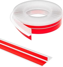 T-Shaped Door Draft Stopper, .97 in X 20 Ft Silicone Seal Strip for Windows Gaps