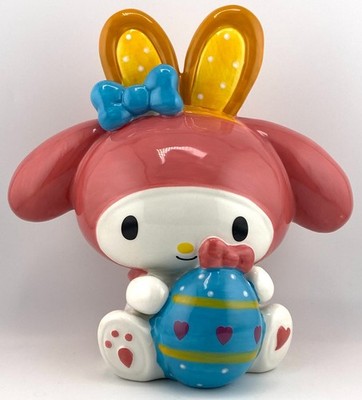 Blue Sky Hello Kitty My Melody Easter Bunny w/Egg Figure #24470 - New