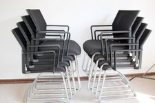 Stapel Stuhl Viasit 407.5000, Impulse Netz, in Schwarz, stapelbar, Ralf Umland !