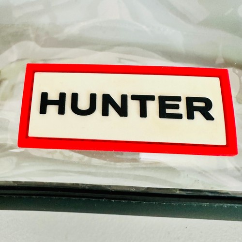 HUNTER TRANSPARENT CLEAR WITH BLACK TRIM PVC CROSSBODY CAMERA BAG - Picture 10 of 11